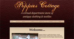 Desktop Screenshot of poppiescottage.com